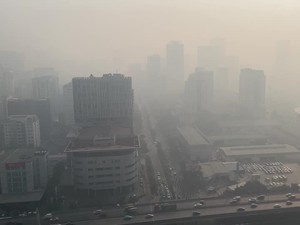 Video Penampakan Kota Hanoi Vietnam Dikepung Polusi Udara