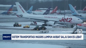 Video: Sistem Transportasi Inggris Lumpuh Akibat Salju dan Es Lebat
