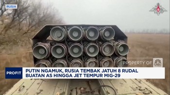 Video: Rusia Tembak Jatuh 8 Rudal Buatan AS Hingga Jet Tempur