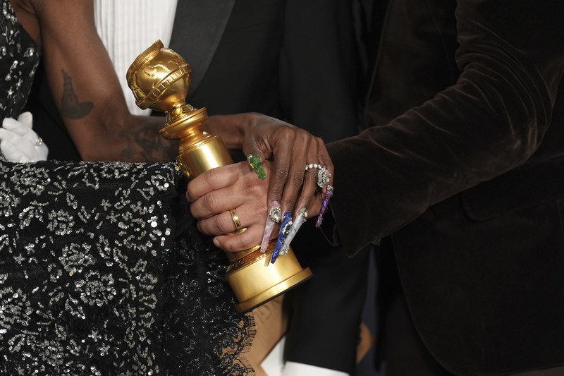 Cynthia Erivo tiba di Golden Globes ke-82 pada hari Minggu, 5 Januari 2025, di Beverly Hilton di Beverly Hills, California. Cynthia Erivo tiba di Golden Globes ke-82 pada hari Minggu, 5 Januari 2025, di Beverly Hilton di Beverly Hills, California. (AP Photo/Chris Pizzello)