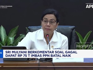Video : Komentar Sri Mulyani Gagal Dapat Rp 75 T Imbas PPN Batal Naik