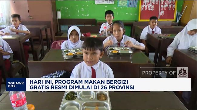 Video: Program Makan Bergizi Gratis Resmi Dimulai di 26 Provinsi