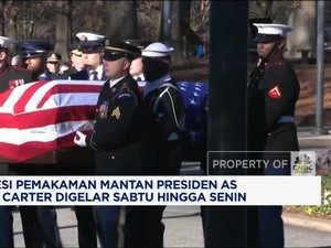 Video: Simak Kabar Prosesi Pemakaman Mantan Presiden AS Jimmy Carter