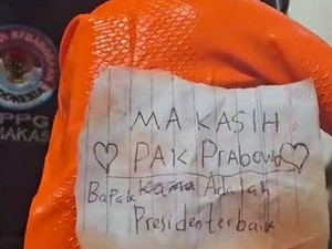 Presiden Prabowo Dapat Surat dari Anak SD Saat Makan Bergizi Gratis, Begini Isinya