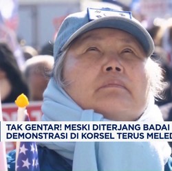 Video: Meski Diterjang Badai Salju Demonstrasi di Korsel Terus Meledak
