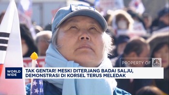 Video: Meski Diterjang Badai Salju Demonstrasi di Korsel Terus Meledak