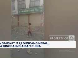 Video: Gempa Dahsyat M 7,1 Guncang Nepal, Terasa Hingga India & China