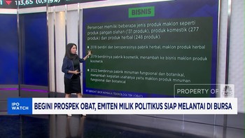 Video: OBAT, Emiten Milik Politikus Mau IPO! Begini Prospeknya