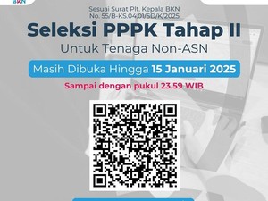 Pendaftaran PPPK Tahap 2 Diperpanjang Lagi hingga 15 Januari, Cek Jadwalnya!