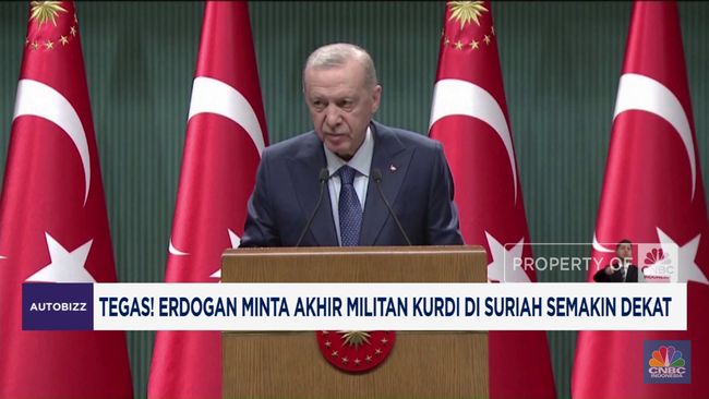 Tegas! Erdogan Minta Akhir Militan Kurdi Suriah Semakin Dekat