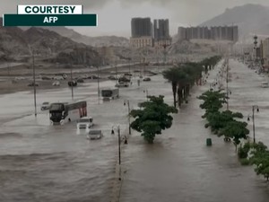 Banjir Besar di Makkah, Madinah, dan Jeddah Akibat Curah Hujan Ekstrem
