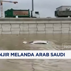 Video: Diguyur Hujan 3 Hari, Banjir Melanda Arab Saudi