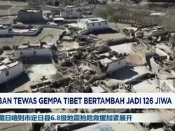 Video: Korban Tewas Gempa Dahsyat di Tibet Bertambah Jadi 126 Jiwa