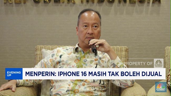 Menperin Sebut iPhone 16 Belum Boleh Dijual di RI