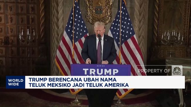 Trump Mau Ubah Nama Teluk Meksiko Jadi Teluk Amerika