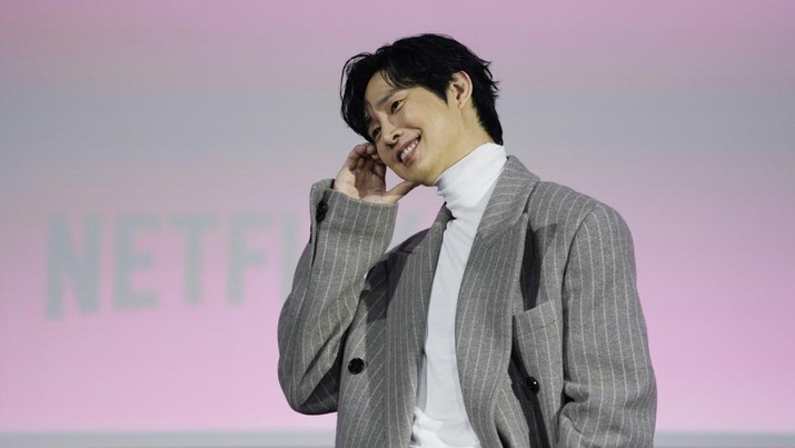 Aktor Park Sung-hoon. (AP Photo/Ahnn Young-joon)