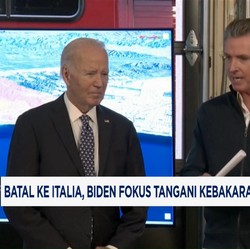 Video: Batal ke Italia, Biden Fokus Tangani Kebakaran Hutan LA