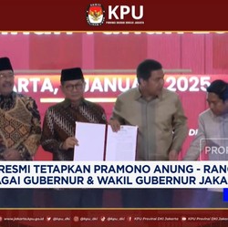 Video: Sah! Pramono-Rano Gubernur & Wakil Gubernur Jakarta