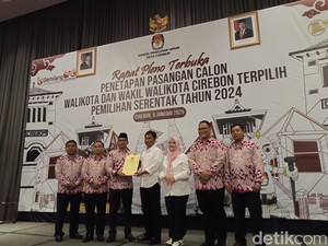 Sah! Effendi Edo-Siti Farida Paslon Terpilih Pilwalkot Cirebon 2024