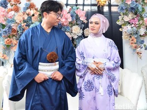 Pengantin Asal Bekasi Viral Nikah Pakai Kimono, Terinspirasi Film Naruto