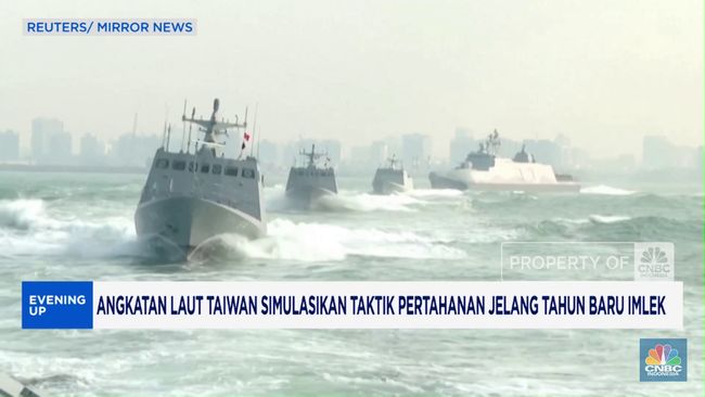 Video : Jelang Imlek, Angkatan Laut Taiwan Simulasi Taktik Pertahanan