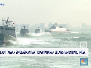 Video : Jelang Imlek, Angkatan Laut Taiwan Simulasi Taktik Pertahanan