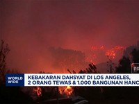 Video: Kebakaran Dahsyat Los Angeles, 1.000 Bangunan Hancur & 2 Tewas