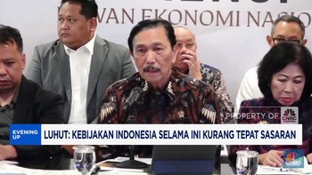 Video : Luhut Sebut Kebijakan RI Kurang Tepat Sasaran