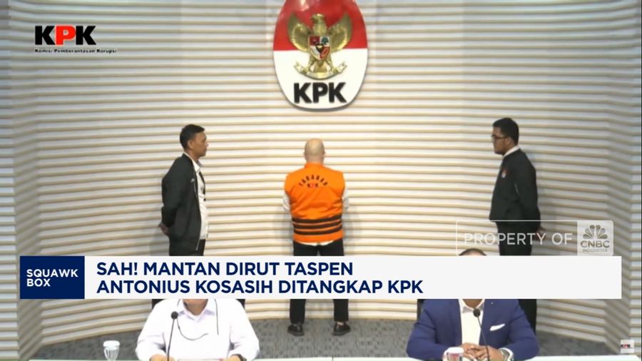 Mantan Dirut Taspen Antonius Kosasih Ditangkap KPK