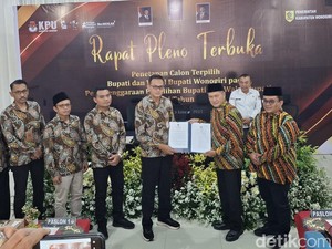 Setyo Sukarno-Imron Rizkyarno Jadi Bupati dan Wabup Wonogiri Terpilih