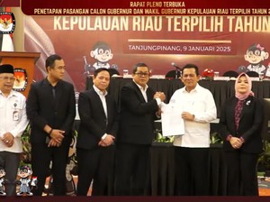 KPU Tetapkan Ansar-Nyanyang Gubernur dan Wagub Kepri Terpilih