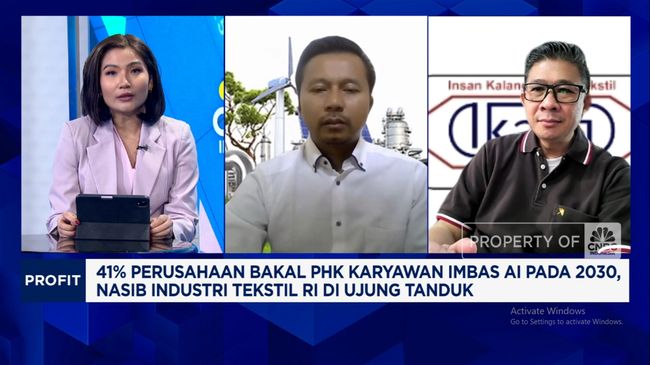 AI Bikin 41% Perusahaan PHK Karyawan, Gimana Nasib Tekstil RI?