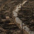 Bak Gaza! Potret dari Langit 'Neraka' di AS, Hollywood Hangus Terbakar
