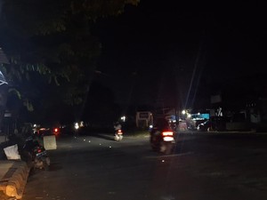 LPJU di Jalan Lingkar Selatan Mataram Mati Bahayakan Pengendara