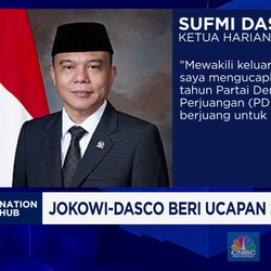 Video: Jokowi-Dasco Beri Ucapan Selamat Kepada PDIP