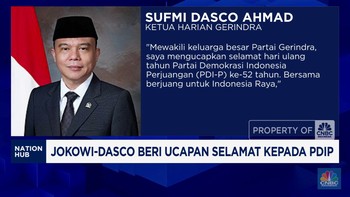 Video: Jokowi-Dasco Beri Ucapan Selamat Kepada PDIP
