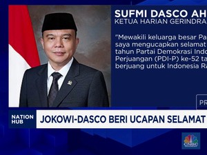 Video: Jokowi-Dasco Beri Ucapan Selamat Kepada PDIP