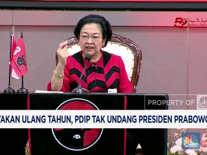 Video:Rayakan Ulang Tahun, PDIP Tak Undang Presiden Prabowo