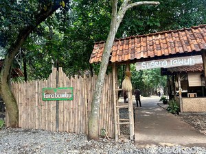 Joglo Asli Sragen di Lahan Bambu Ciangsana Jadi Daya Tarik Tanabambu