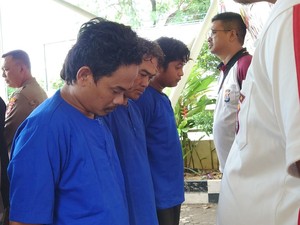 Trio Maling Tiang Lampu Tabrak Kanit Reskrim Polsek Ciwandan Ditangkap