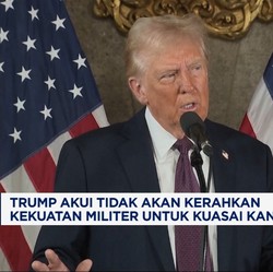 Video: Trump Tak Akan Kerahkan Kekuatan Militer Untuk Kuasai Kanada