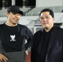 Shin Tae-yong & Erick Thohir 