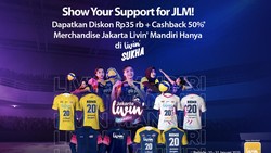 Dukung Jakarta Livin Mandiri di Proliga, Ada Promo Merchandise Eksklusif!