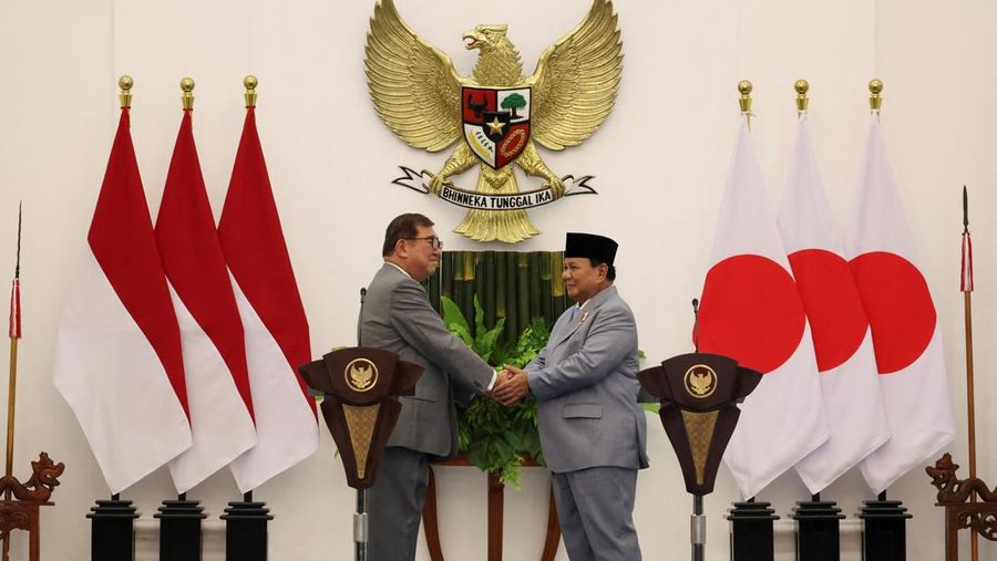 Presiden Prabowo Subianto dan PM Jepang Ishiba Shigeru di Istana Bogor, Jawa Barat, Sabtu (11/1/2025). (Dok. Sekretariat Presiden)