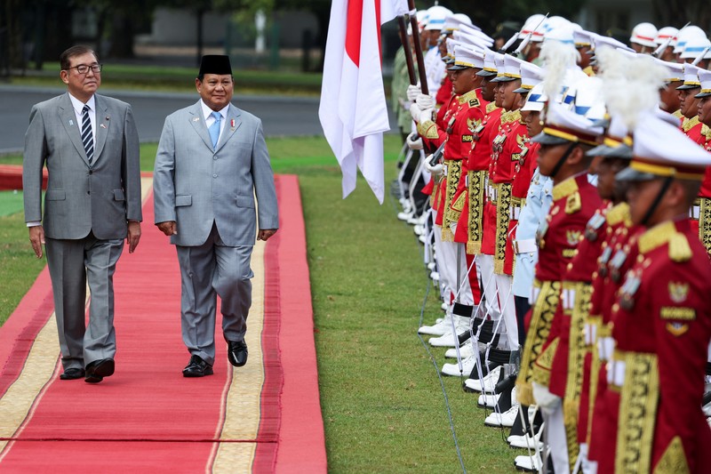 Presiden Prabowo Subianto dan PM Jepang Ishiba Shigeru di Istana Bogor, Jawa Barat, Sabtu (11/1/2025). (Dok. Sekretariat Presiden) Presiden Prabowo Subianto dan PM Jepang Ishiba Shigeru di Istana Bogor, Jawa Barat, Sabtu (11/1/2025). (Dok. Sekretariat Presiden)