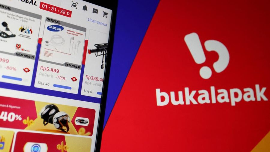 Bukalapak. (REUTERS/Florence Lo/Illustration/File Photo)
