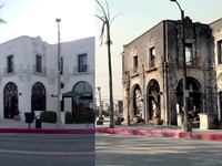 Potret Baru 'Neraka' Bak Gaza di LA AS, Penampakan Sebelum & Sesudah