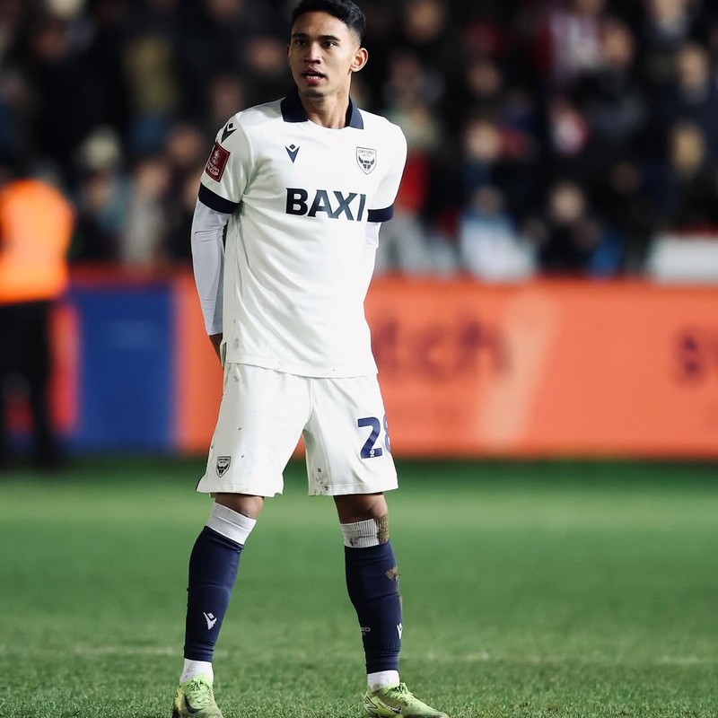 Marselino Ferdinan debut di Oxford United. (Dok. Oxford United Football Club)