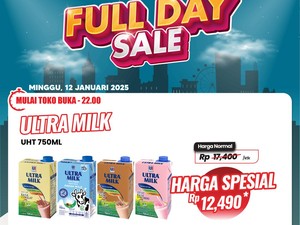 Susu Kotak Jumbo di Transmart Full Day Sale Murah Meriah, Cuma Rp 12 Ribuan