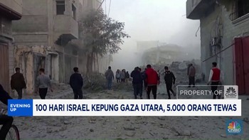 Video : 100 Hari Israel Kepung Gaza Utara, 5.000 Orang Tewas